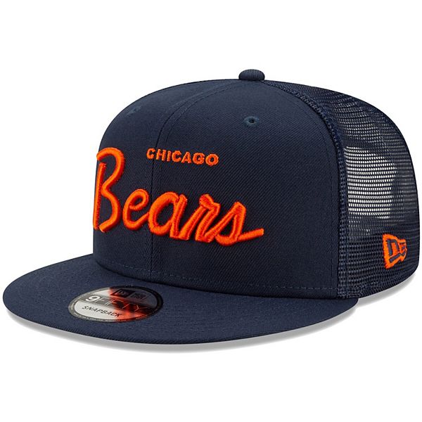 Vintage Chicago Bears New Era Pro Design Mesh Trucker Script