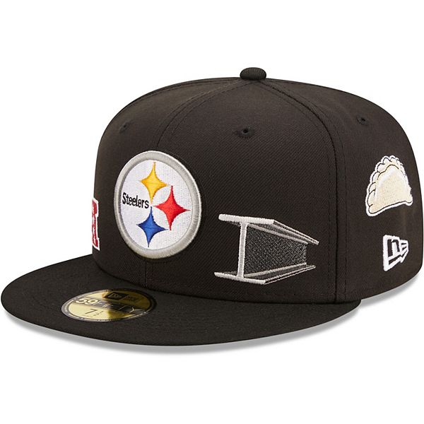 Women's New Era Black Pittsburgh Steelers Cheer 9FORTY Adjustable Hat