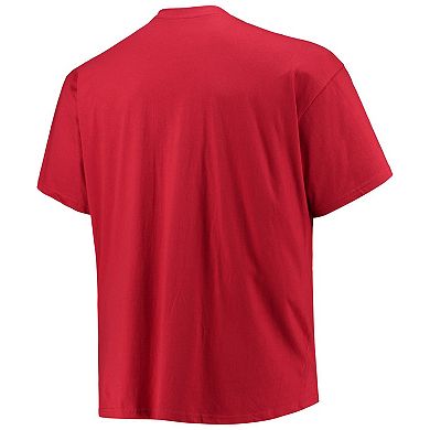 Men's Champion Crimson Alabama Crimson Tide Big & Tall Arch Over Wordmark T-Shirt