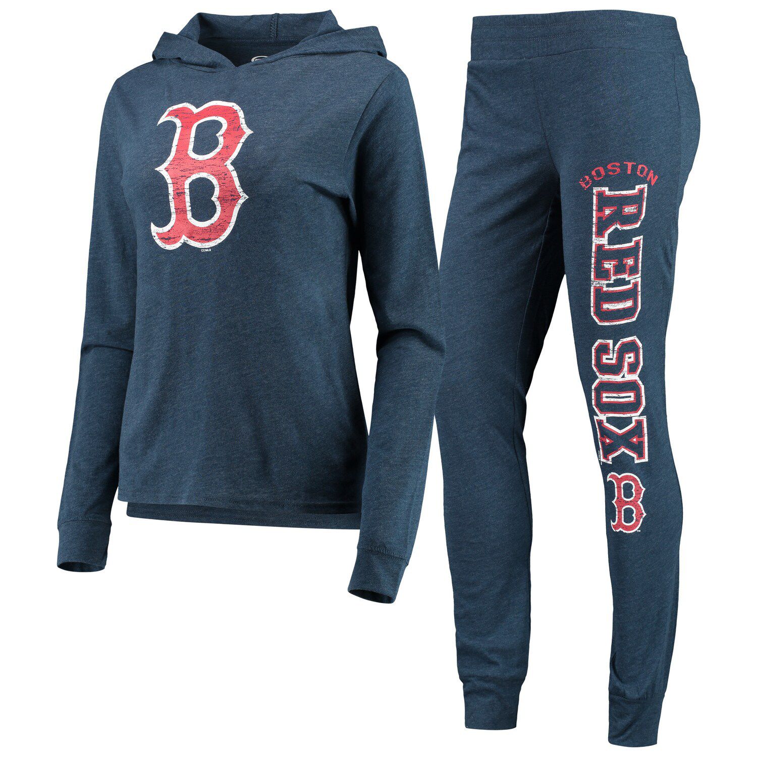 Image for Unbranded Women's Concepts Sport Navy Boston Red Sox Meter Knit Pullover Hoodie & Pants Sleep Set at Kohl's.