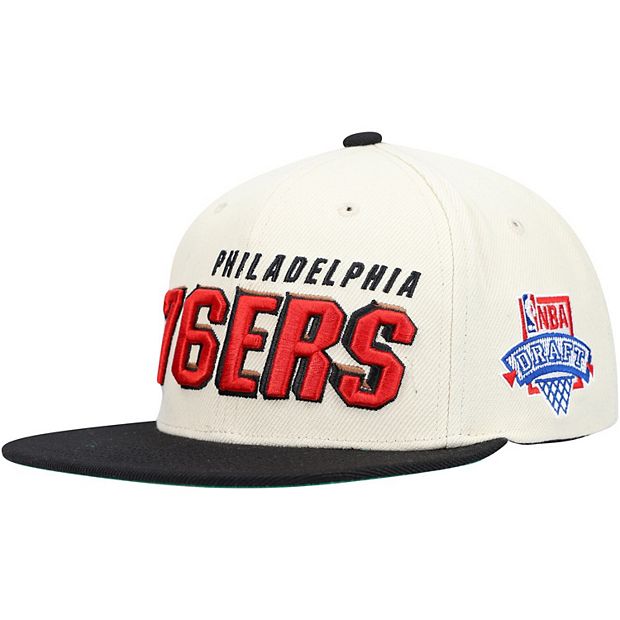 Philadelphia 76ers Mitchell & Ness Insider Hardwood Classics Snapback Hat