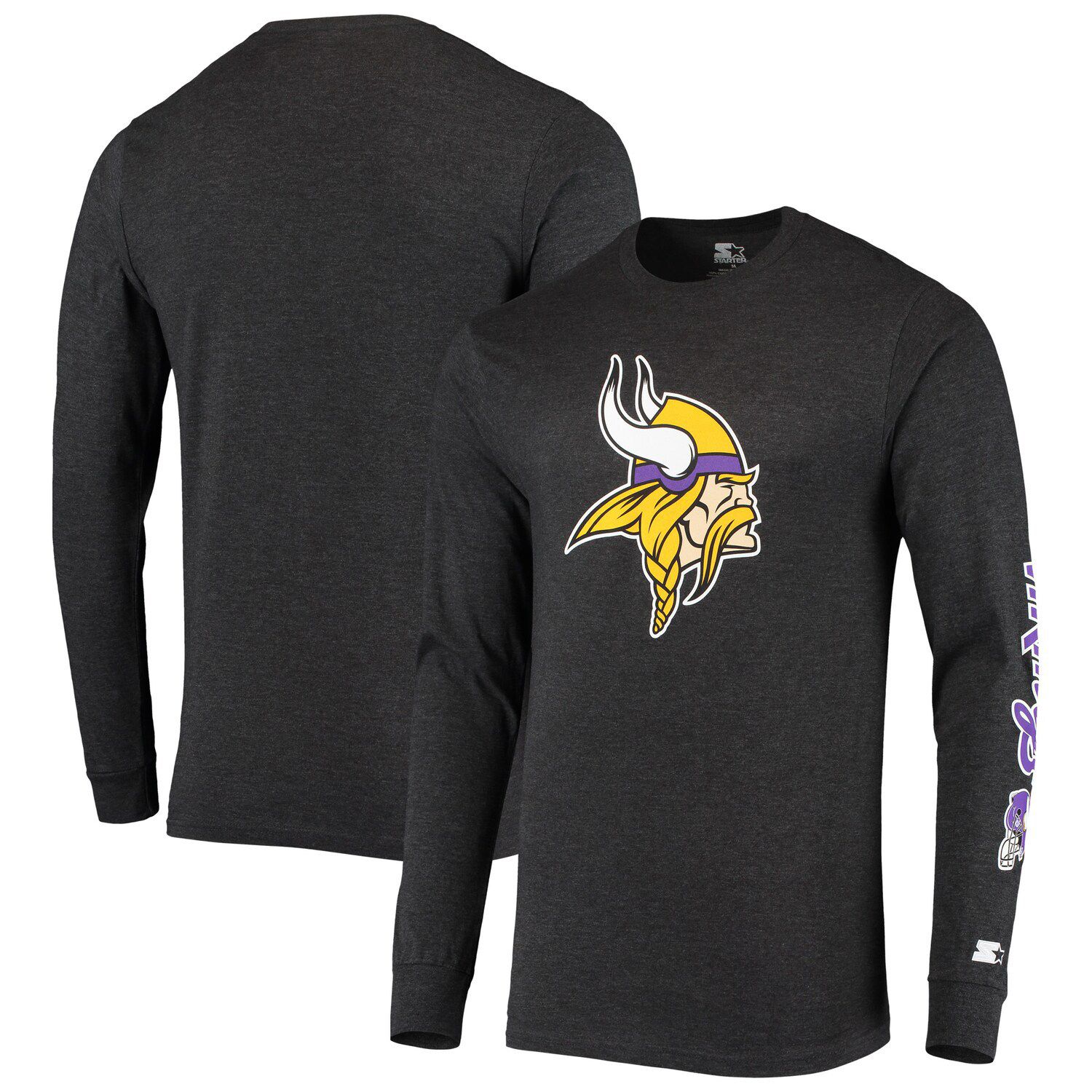 Men's Minnesota Vikings NFL x Darius Rucker Collection by Fanatics Black  Flannel Long Sleeve Button-Up Shirt