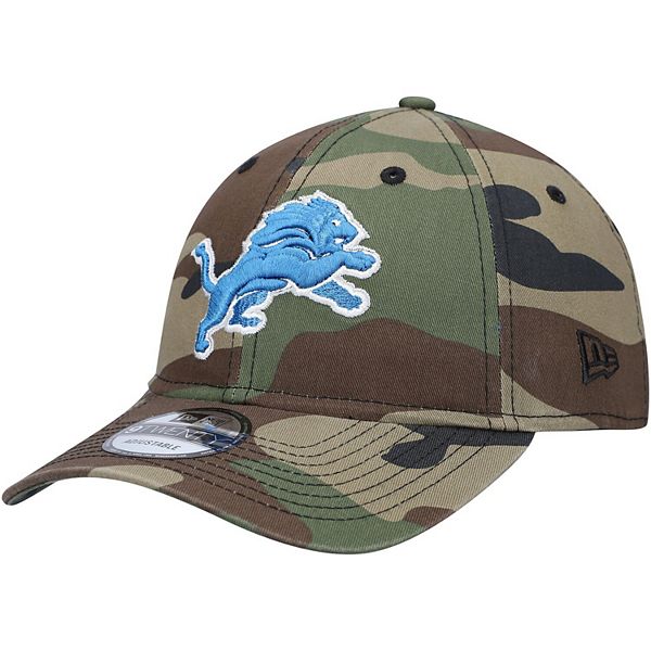 Detroit Lions New Era Youth 9TWENTY Adjustable Hat - Camo