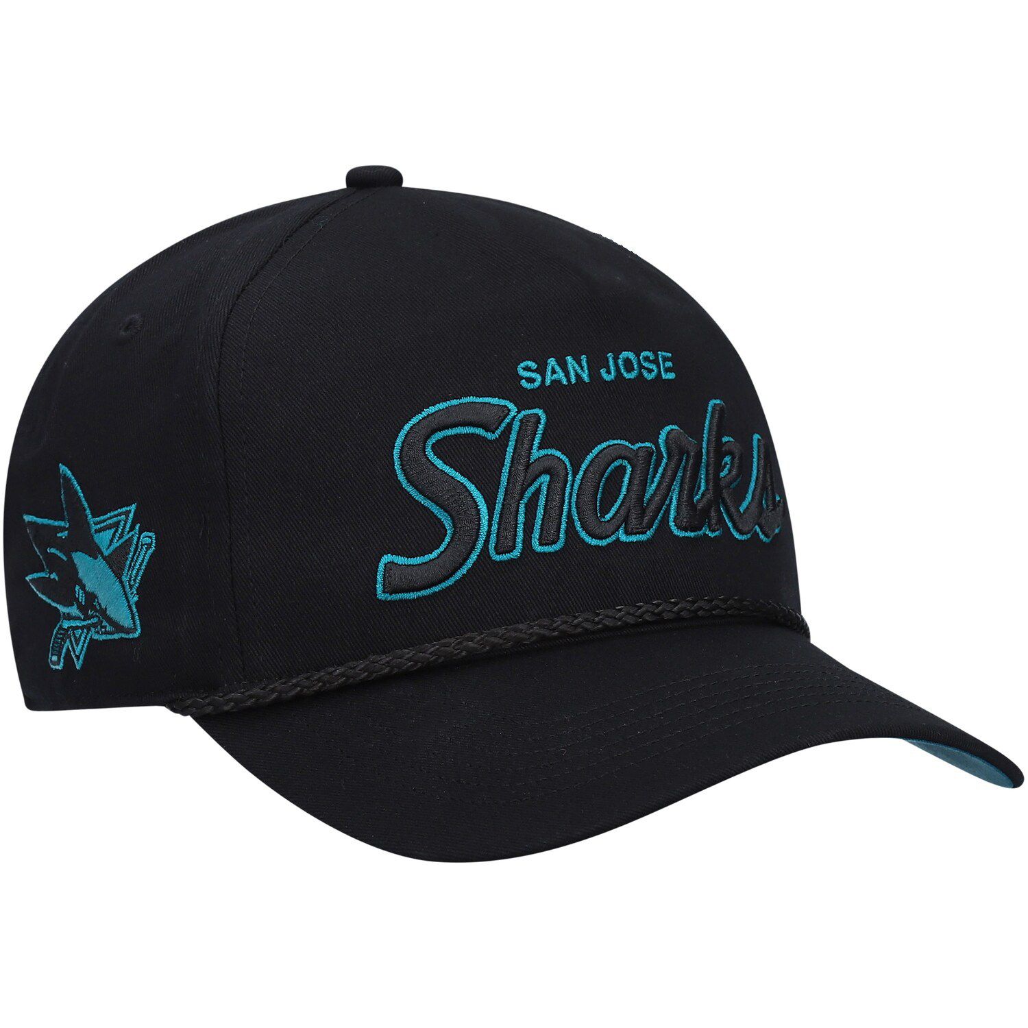 Image for Unbranded Men's '47 Black San Jose Sharks Crosstown Script Hitch Snapback Hat at Kohl's.