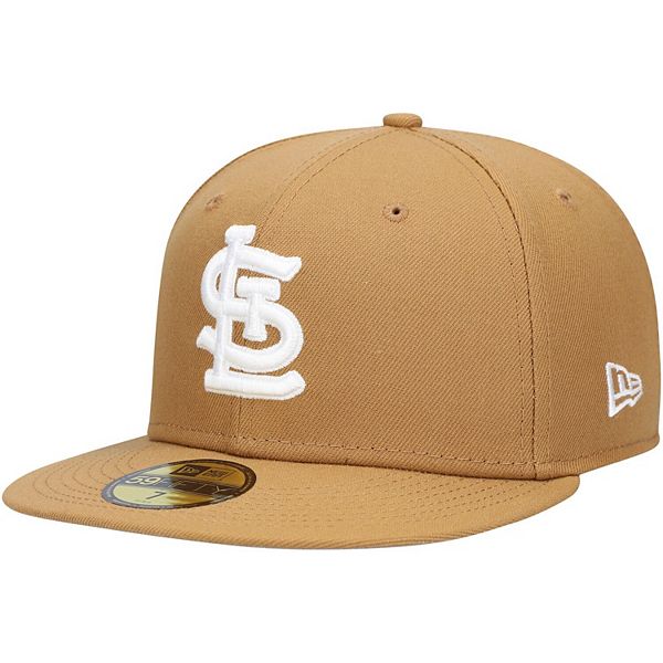 Men's St. Louis Cardinals New Era Tan Wheat 59FIFTY Fitted Hat