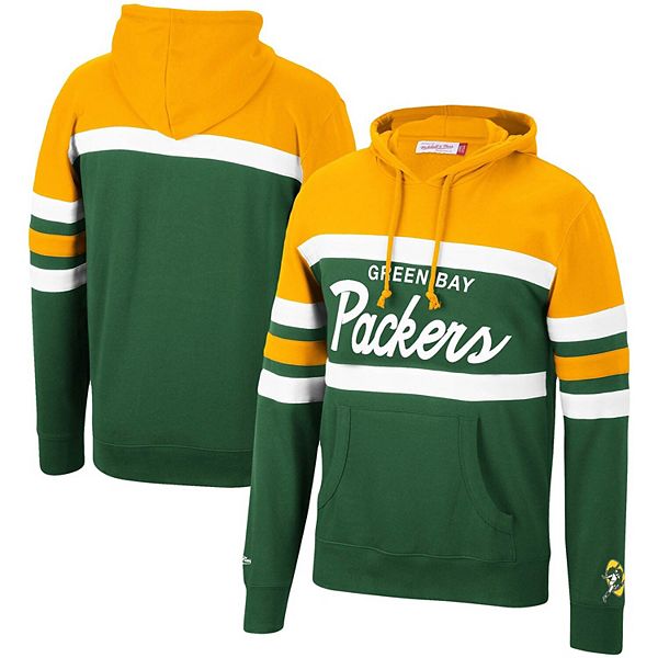 Green Bay Packers Mitchell & Ness Team Full-Zip Hoodie Jacket - Green