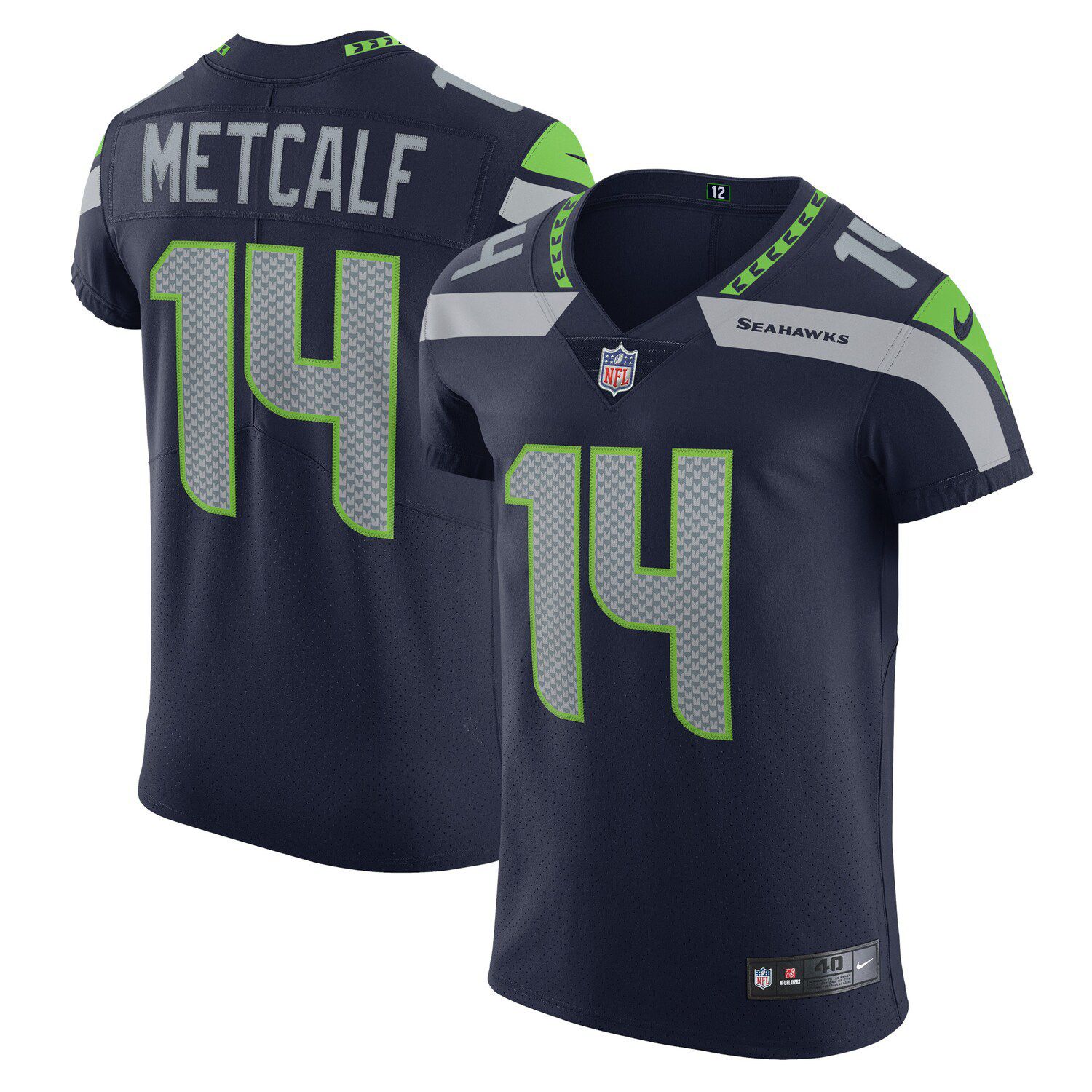 Men's Nike DK Metcalf Black Seattle Seahawks 2020 Salute To Service Limited  Jersey