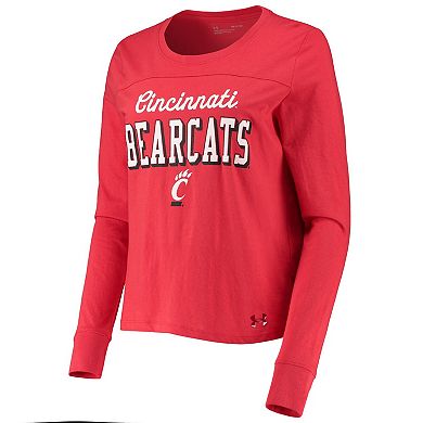 Women's Under Armour Red Cincinnati Bearcats Cincy Long Sleeve T-Shirt