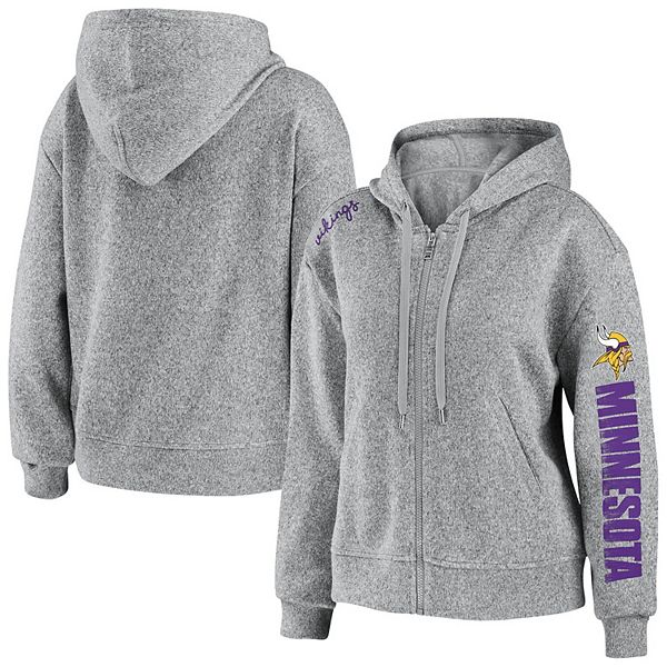 Women's WEAR by Erin Andrews Heathered Gray Minnesota Vikings Full