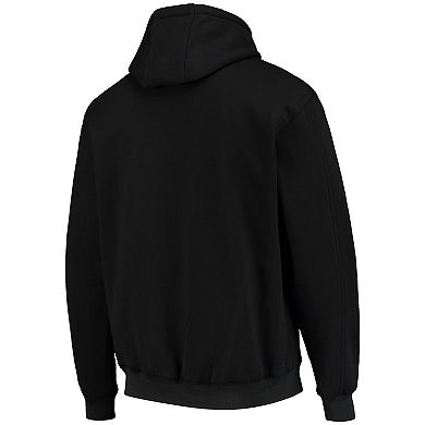 Men's Dunbrooke Black Philadelphia Eagles Craftsman Thermal-Lined Full-Zip Hoodie