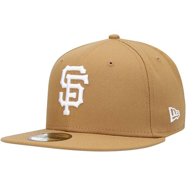 Men's New Era Tan San Francisco Giants Wheat 59FIFTY Fitted Hat