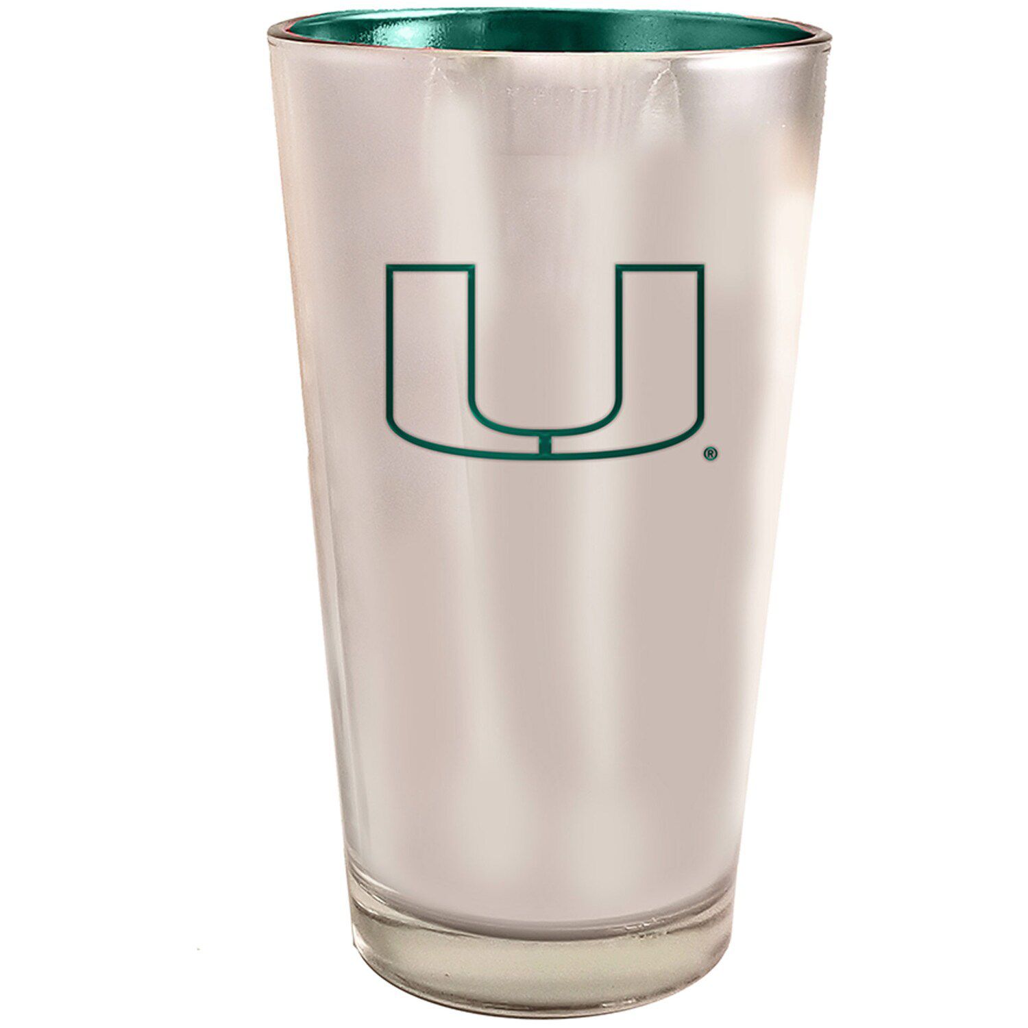 Image for Unbranded Miami Hurricanes 16oz. Electroplated Pint Glass at Kohl's.