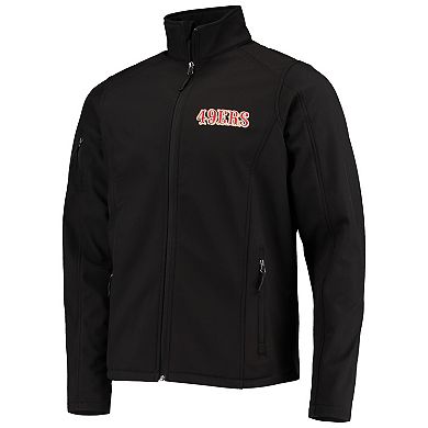 Men's Dunbrooke Black San Francisco 49ers Sonoma Softshell Full-Zip Jacket