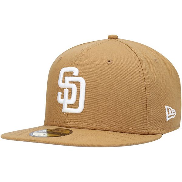 Men's New Era Tan San Diego Padres Wheat 59FIFTY Fitted Hat
