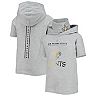 Youth Heathered Gray New Orleans Saints On Guard Hoodie T-Shirt