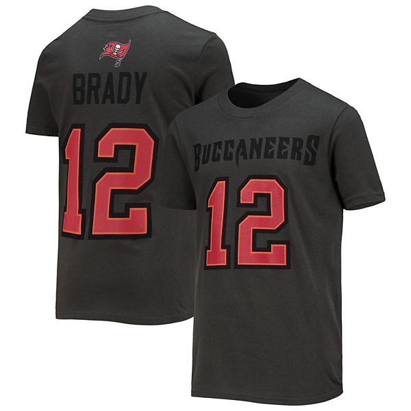 Newborn Tom Brady Red Tampa Bay Buccaneers Mainliner Player Name & Number Bodysuit