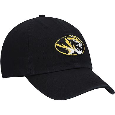 Men's '47 Black Missouri Tigers Clean Up Logo Adjustable Hat