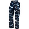 Men's FOCO Navy Tennessee Titans Wordmark Ugly Pajama Set