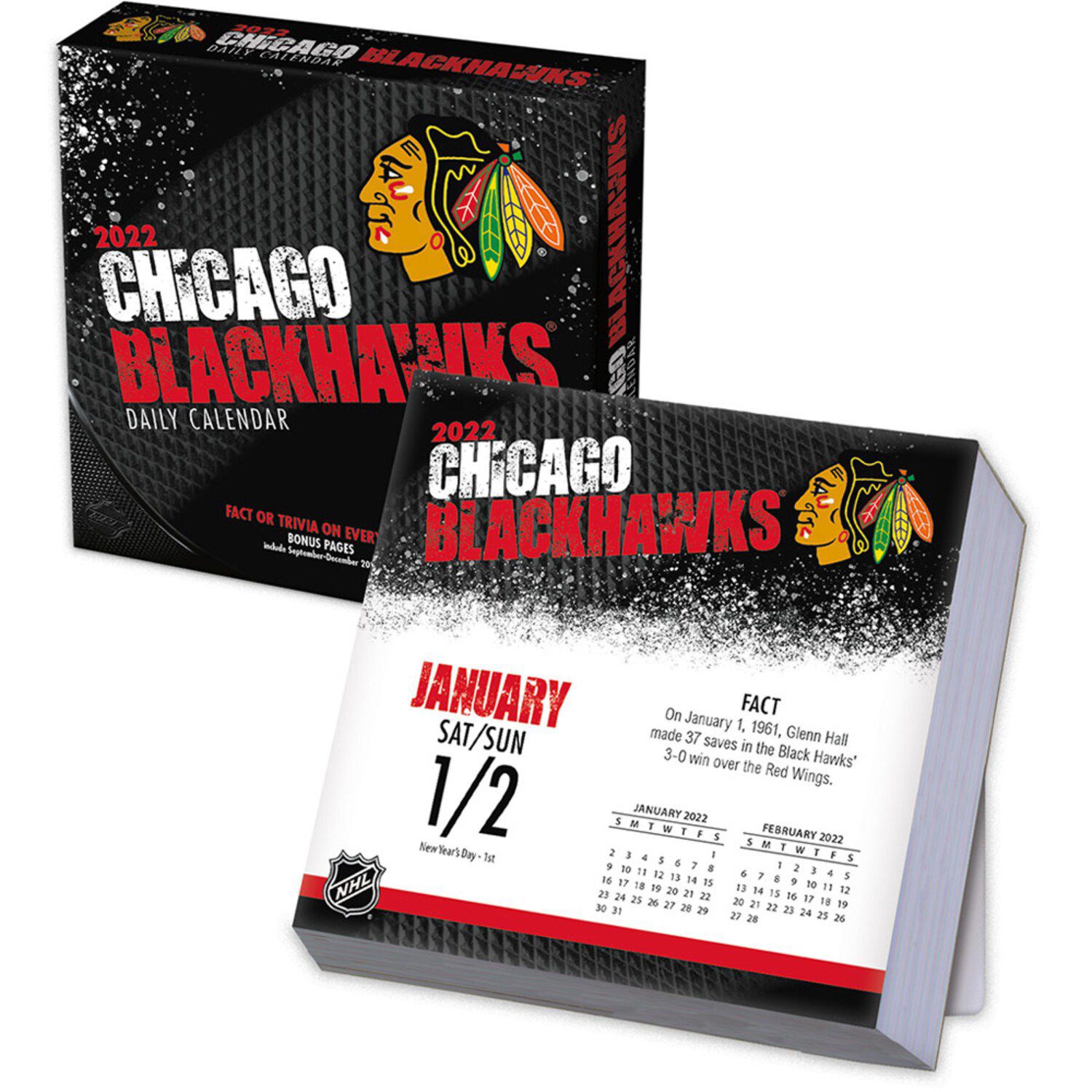 Image for Unbranded Chicago Blackhawks 2022 Box Calendar at Kohl's.