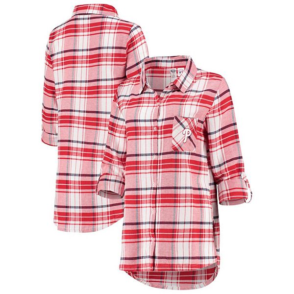 Women's Concepts Sport Red/Royal Philadelphia Phillies Accolade Flannel