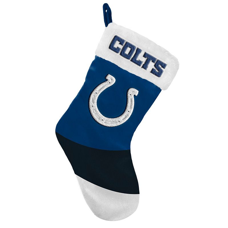 FOCO Indianapolis Colts Colorblock Stocking, Blue