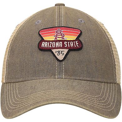 Men's Gray Arizona State Sun Devils Legacy Point Old Favorite Trucker Snapback Hat