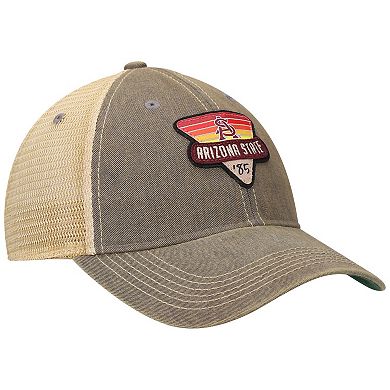 Men's Gray Arizona State Sun Devils Legacy Point Old Favorite Trucker Snapback Hat