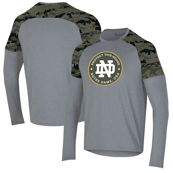 Camo notre dame clearance sweatshirt