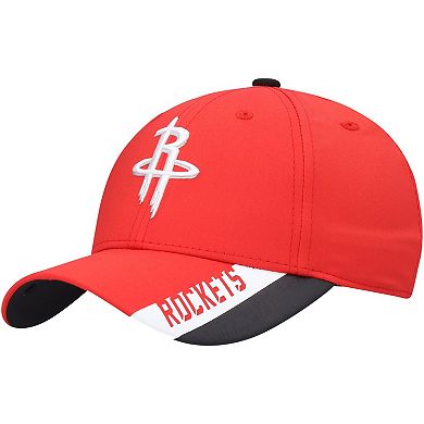 Youth Red Houston Rockets Fast Break Adjustable Hat