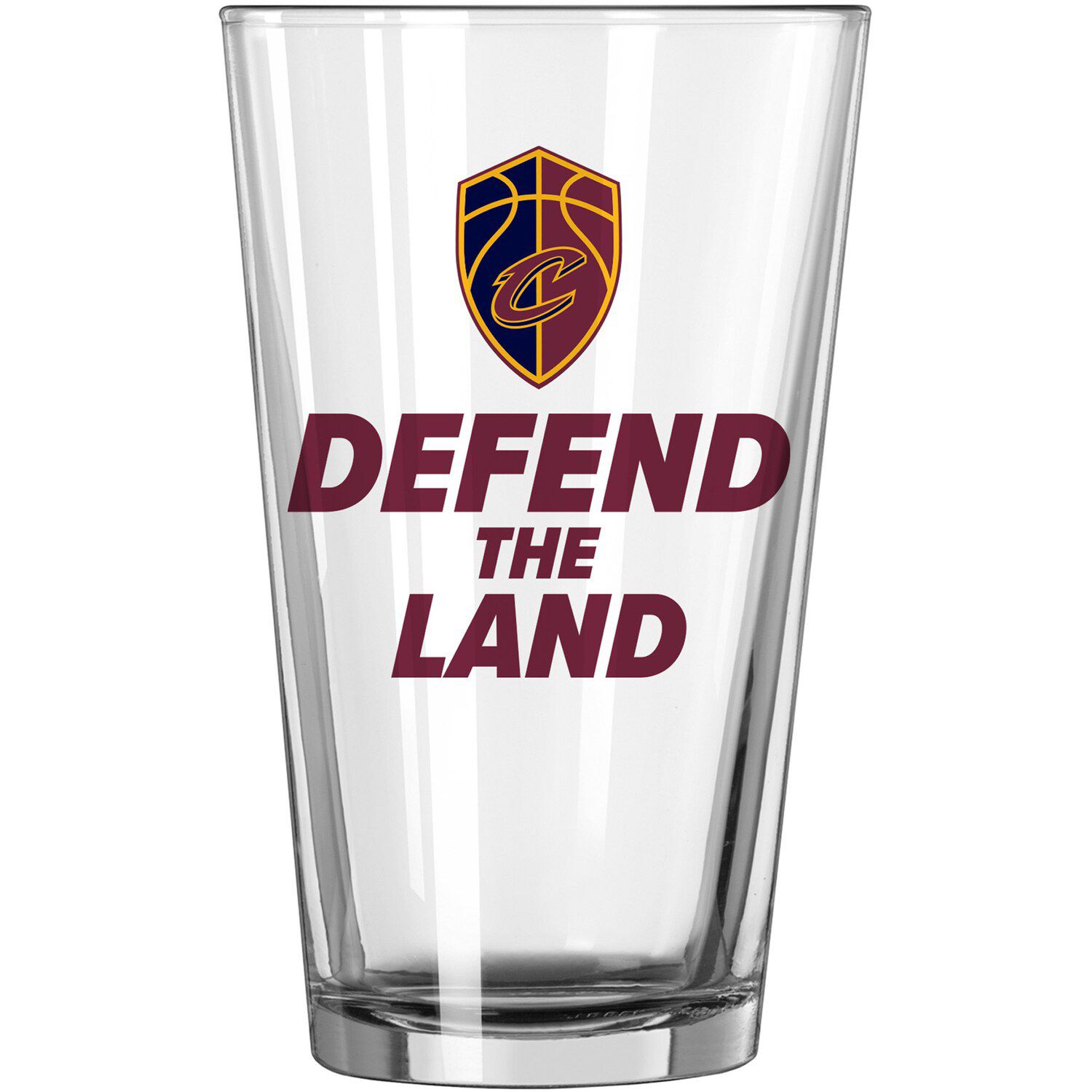 Image for Unbranded Cleveland Cavaliers 16oz. Team Slogan Pint Glass at Kohl's.