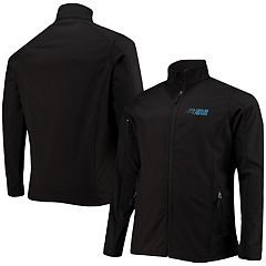 Men's G-III Sports by Carl Banks Black Carolina Panthers Quarter-Zip Pullover Jacket Size: Medium