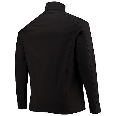 Men's Dunbrooke Black Carolina Panthers Big & Tall Sonoma Softshell Full-Zip Jacket