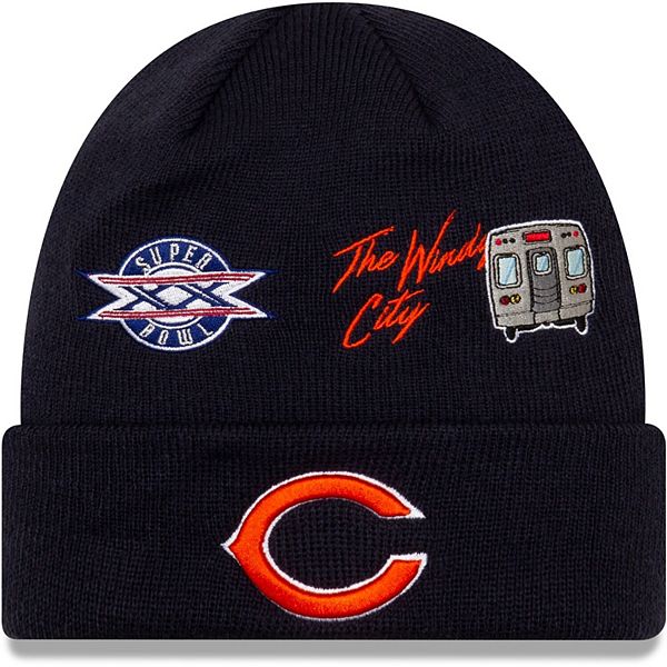 Men's Carhartt x '47 Navy Chicago Bears Team Cuffed Knit Hat