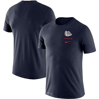 Men's Nike Navy Gonzaga Bulldogs Logo Stack Legend Performance T-Shirt