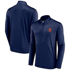 Lids Detroit Tigers Big & Tall Tricot Track Full-Zip Jacket - Navy