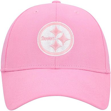 Girls Youth '47 Pink Pittsburgh Steelers Rose MVP Adjustable Hat