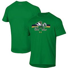 Men's Under Armour Gray Notre Dame Fighting Irish Baseball Icon Raglan Performance T-Shirt Size: Small