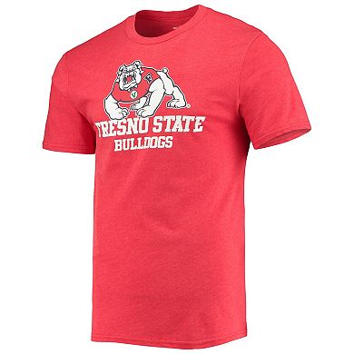 Men's Concepts Sport Heathered Charcoal/Red Fresno State Bulldogs Meter T-Shirt & Pants Sleep Set