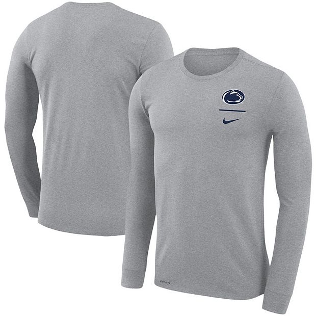 Men's Nike Heathered Gray Penn State Nittany Lions Retro Football