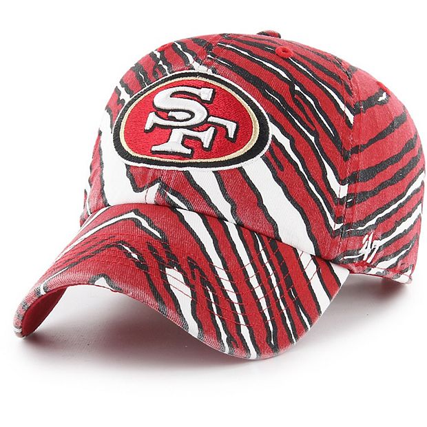 Mens San Francisco 49ers '47 Brand Scarlet Cleanup Adjustable Hat