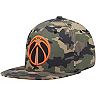 Men's Mitchell & Ness Camo Washington Wizards Neon Pop Snapback Hat