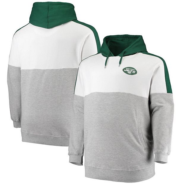 New York Jets Team Logo Grey Hoodie