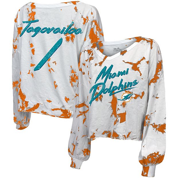 Miami dolphins best sale tie dye shirt