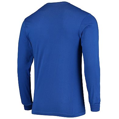 Men's Starter Royal New York Giants Halftime Long Sleeve T-Shirt