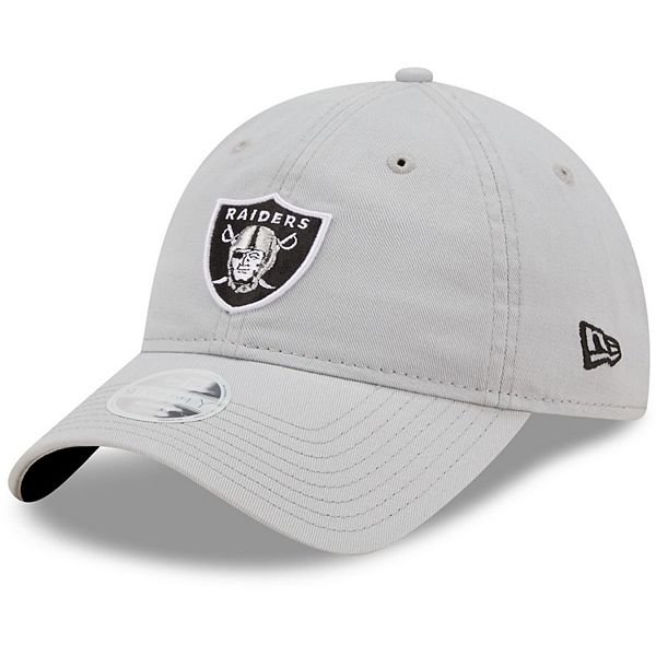 Las Vegas Raiders New Era Vintage Team Corduroy 9TWENTY Adjustable Hat -  Silver