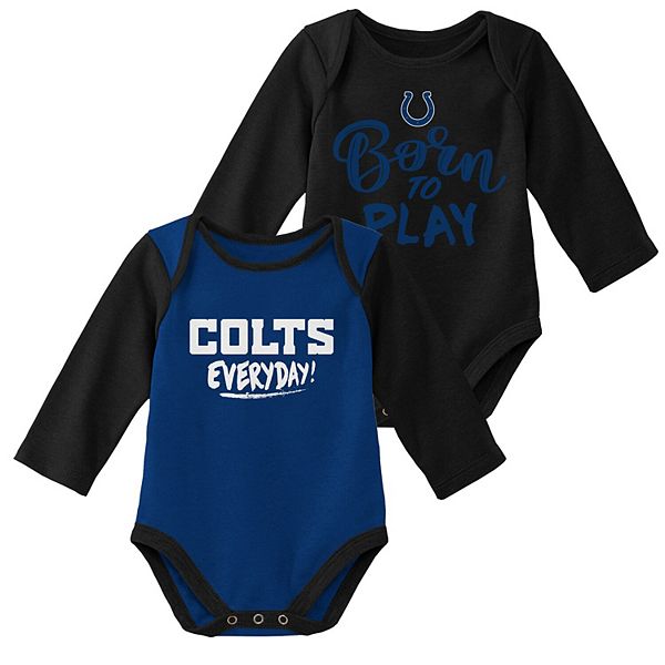 Indianapolis Colts Infant Born to Be 3-Pack Bodysuit Set - Royal