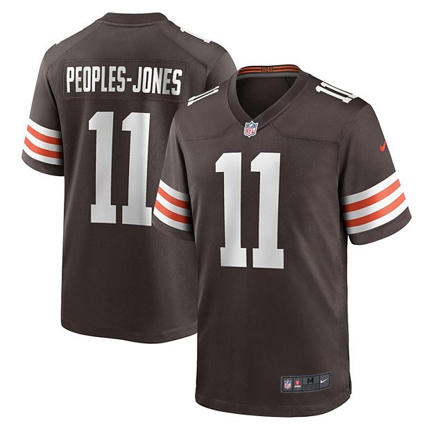 Men's Nike Donovan Peoples-Jones Brown Cleveland Browns Team Game Jersey