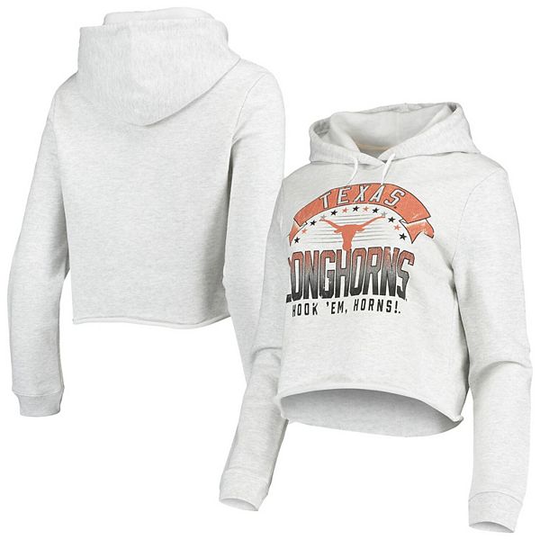 Champion Texas Longhorns Mens White Powerblend Long Sleeve Hoodie