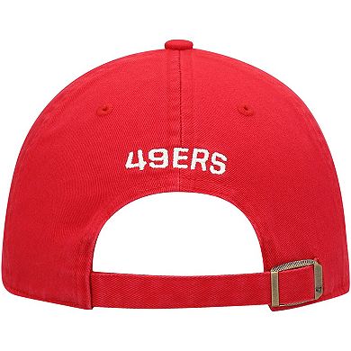 Women's '47 Scarlet San Francisco 49ers Finley Clean Up Adjustable Hat