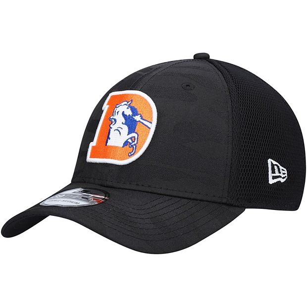 Men's New Era Black Denver Broncos Camo Tone Historic 39THIRTY